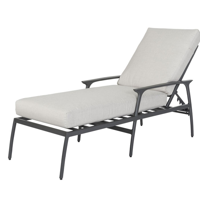 Amari Cushion Aluminum Adjustable Chaise Lounge by Gensun - Image 2